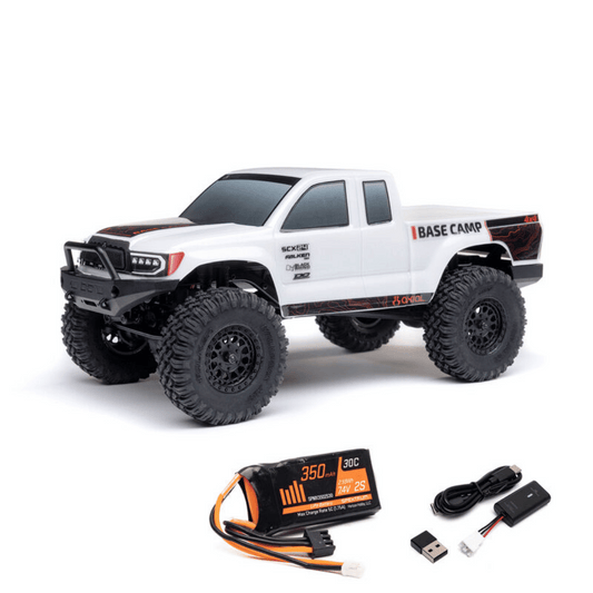 Axial SCX24 Base Camp 4WD Rock Crawler Brushed RTR with Battery & Charger - Assorted Colours AXI-1219