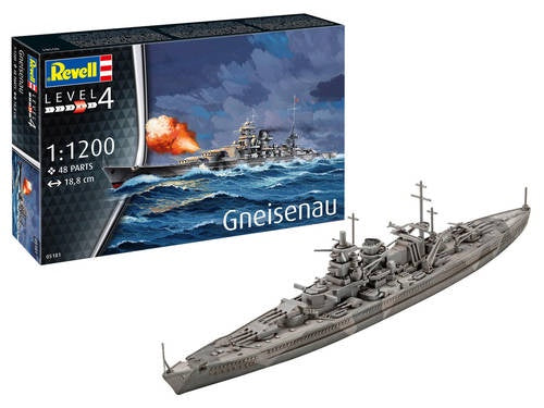 Battleship Gneisenau 1/1200 by Revell