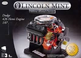 Pre-owned Diecast Model Engine Kit, Dodge 426 Hemi 1/6 scale by Testors