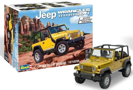 Jeep Wrangler Rubicon 1/25 Model Car Kit #4501 by Revell