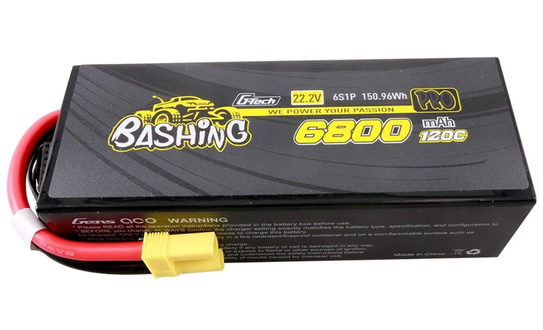 Gens Ace G-Tech Smart 6S Bashing Series Hardcase LiPo Battery 120C (22.2V/6800mAh) w/EC5 - GEA686S12E5GT