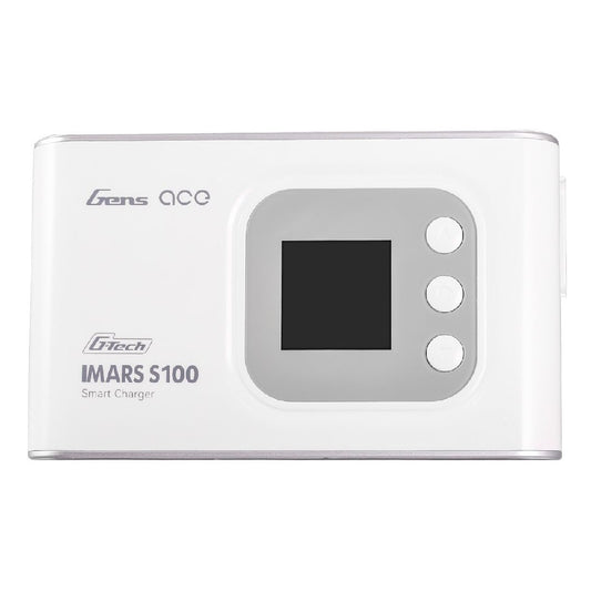 Gens Ace IMARS S100 G-Tech AC/DC 10A x 1 Battery Charger White - GEAS100-UW