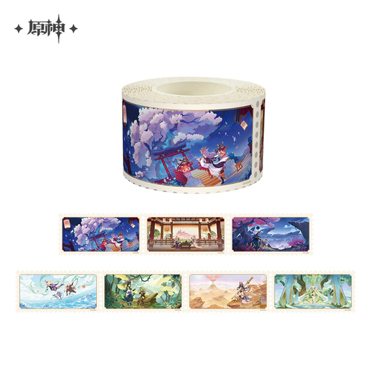 Genshin Impact Version Preview Series Washi Tape