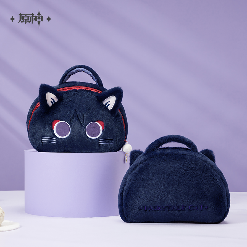 Genshin Impact Wanderer Fariytail Cat Series Plush Storage Bag