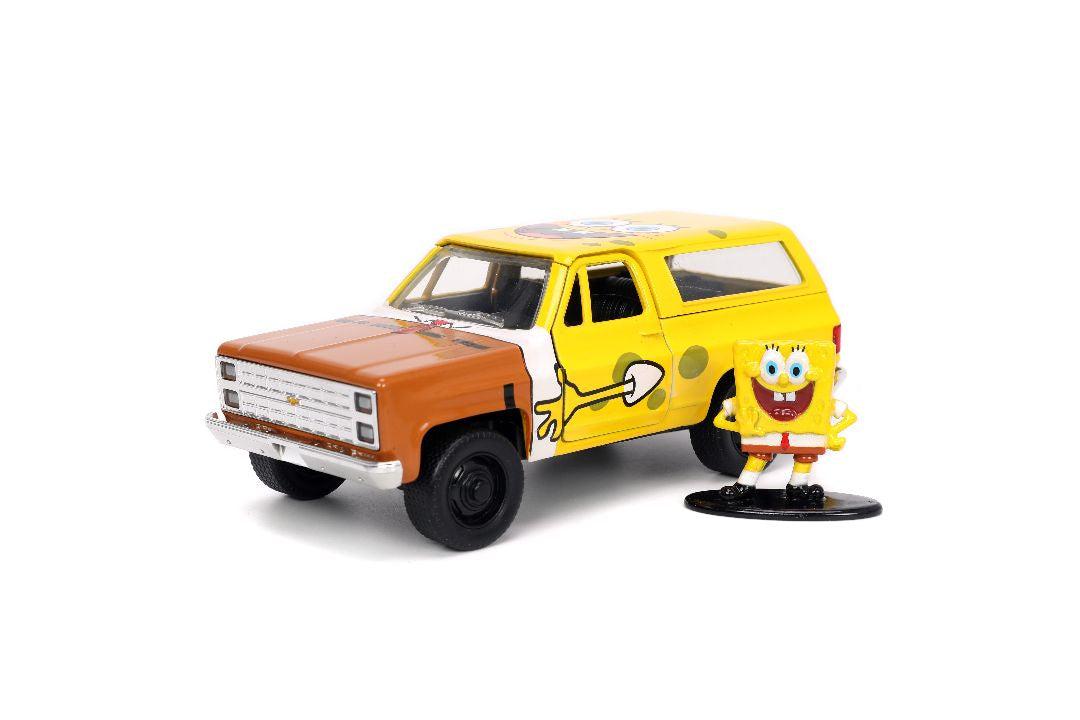 Jada Hollywood Rides 1980 Chevy K5 Blazer with Spongebob 1/32 #31798