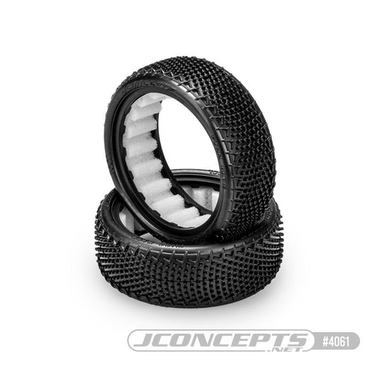 JConcepts Fuzz Bite Wide Carpet 2.2" 2WD Front Buggy Tires (2) (Pink) - JCO4061-010