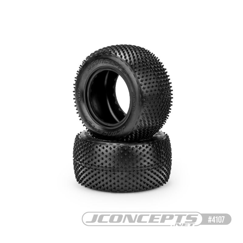 JConcepts 2.2" Siren 1/10 Stadium Truck Carpet Tires (2) (Pink) - JCO4107-010