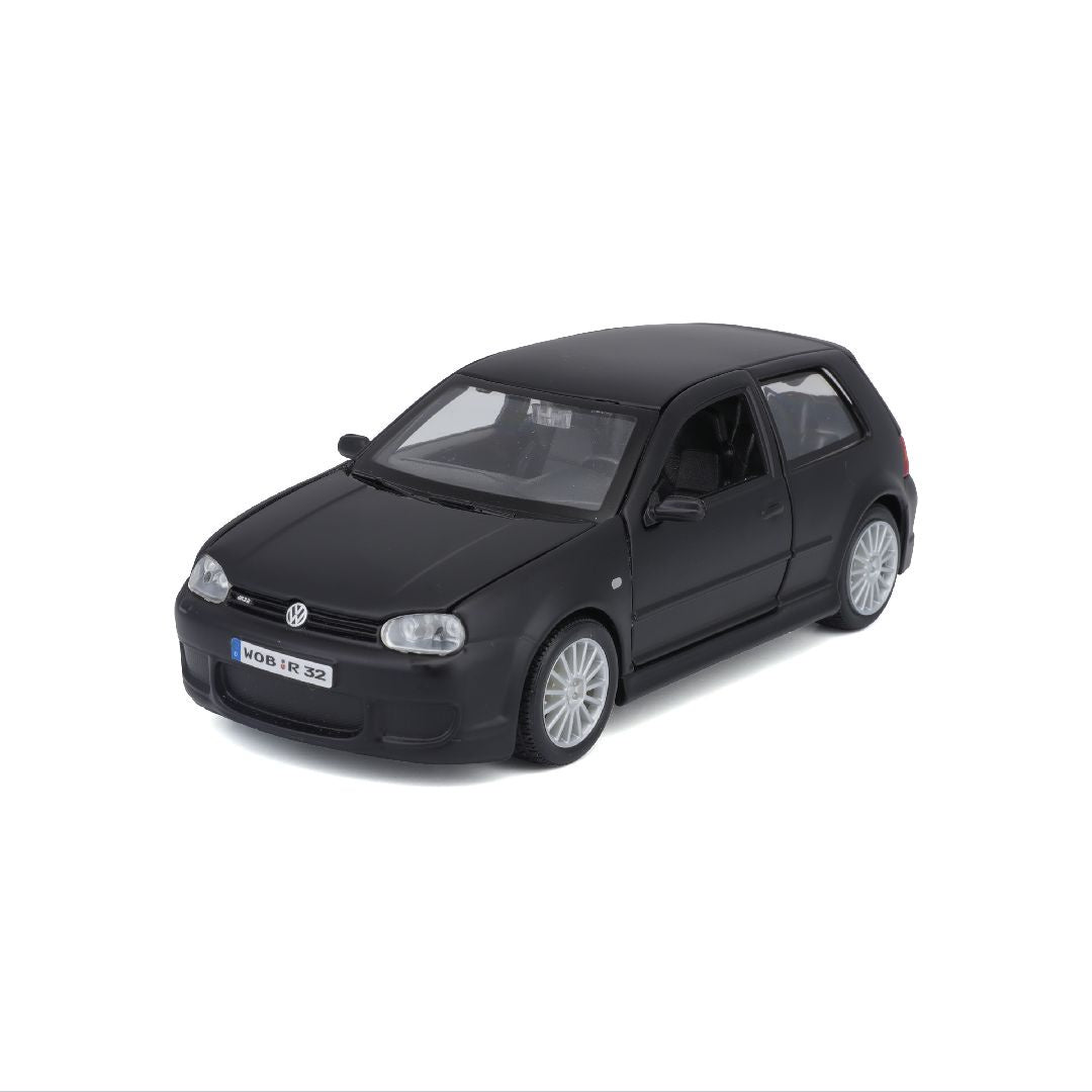 Maisto 1/24 SE Volkswagen Golf R32 - Dull Black - MAI31290-BLACK