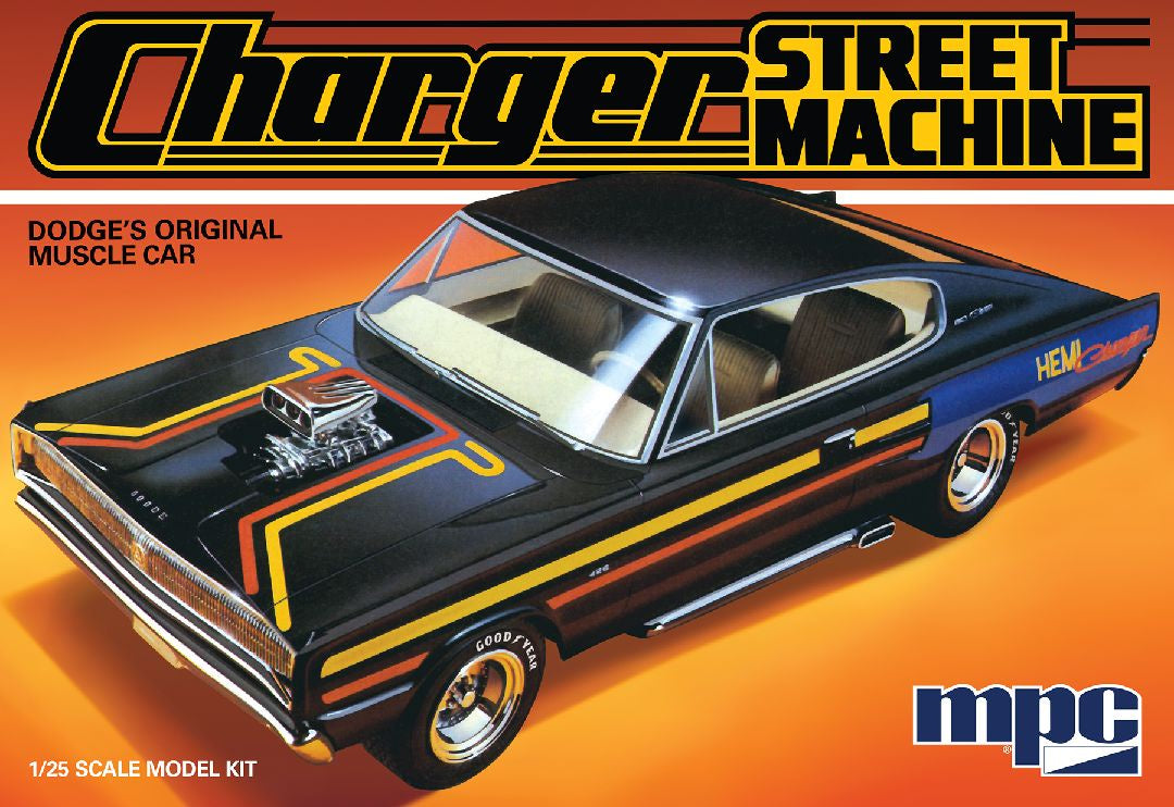 1967 Dodge Charger Street Machine 1/25 #1028 by MPC