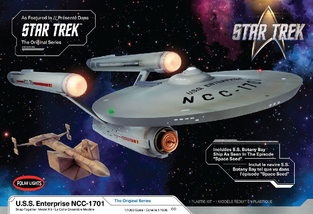 Star Trek: Original Series USS Enterprise 1/1000 #10000M by Polar Lights