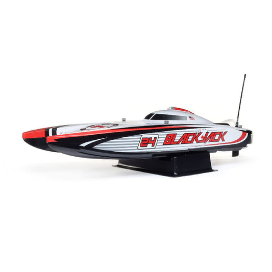 Pro Boat Blackjack 24" V2 Catamaran Brushless RTR Electric Boat (Vegas Offshore) w/SLT2 2.4GHz Radio