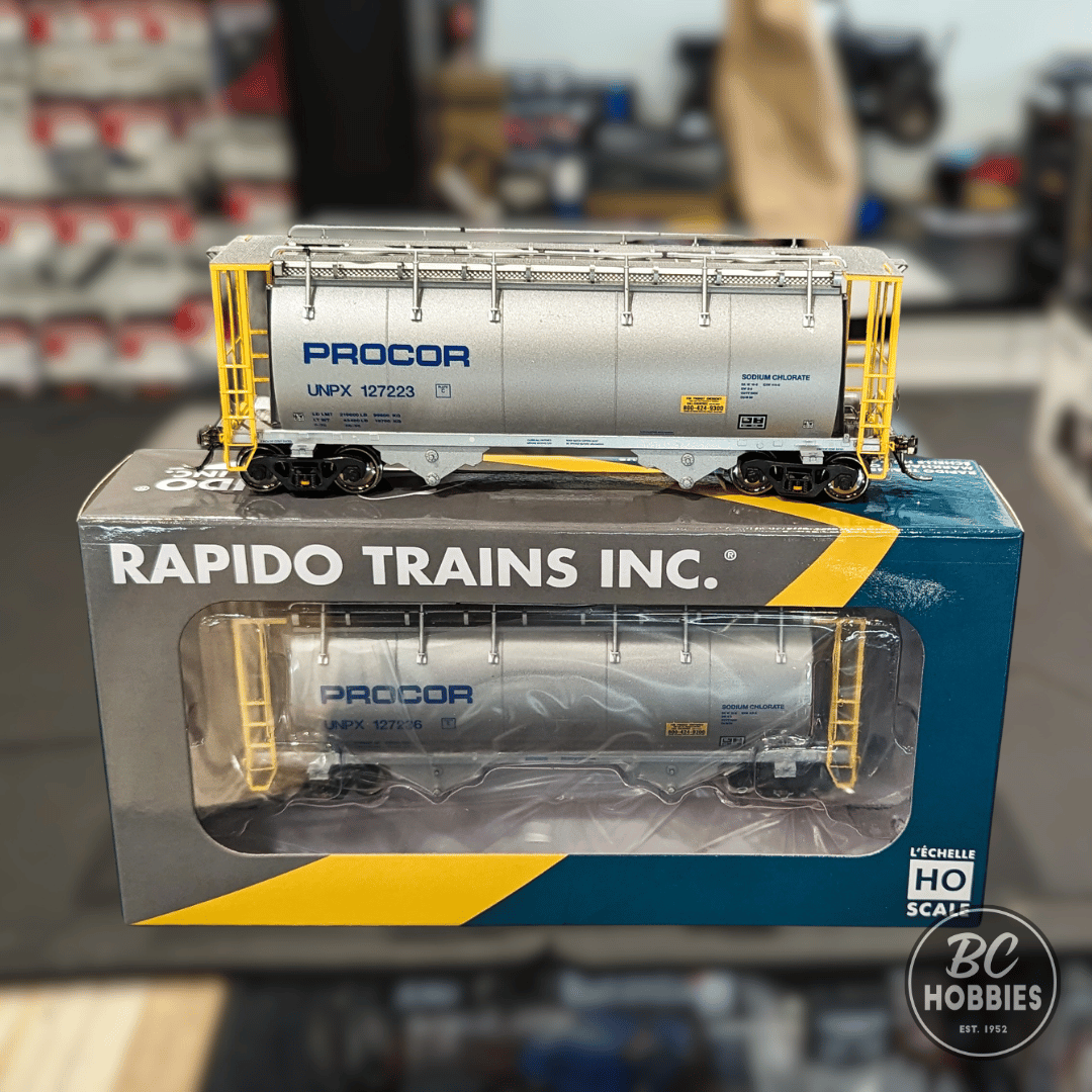 Rapido HO Procor 3000cuft Aluminum Hopper: w/Handrail & Wordmark: #2 - 172002