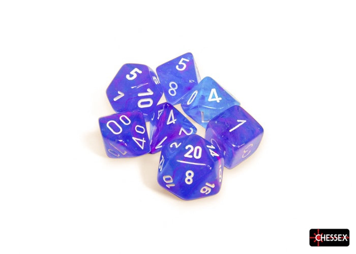 Chessex Nebula 7-Die Set Aura/White Luminary CHX27567