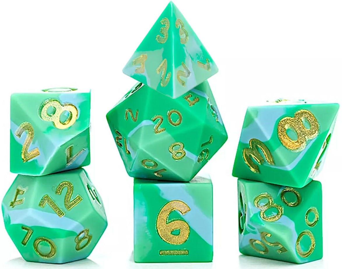 Anti-Stress Dice: Indominable 7 Die Set