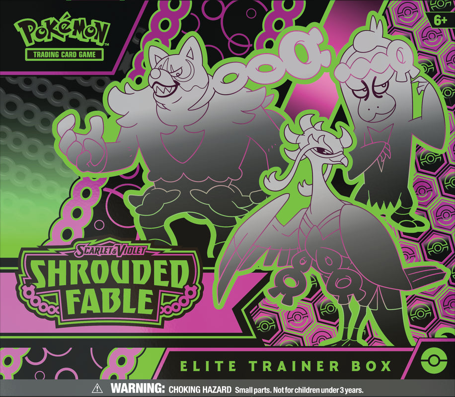 Pokemon Scarlet and Violet Shrouded Fable Elite Trainer Box