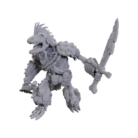 D&D Unpainted Mini - Lizardfolk Skeleton 90117