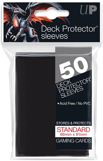 Ultra Pro Deck Protector Sleeves 50ct Black