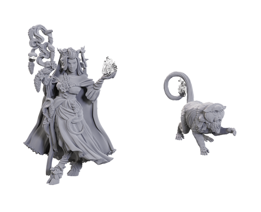 D&D Unpainted Mini - Fearne Calloway & Mister 90722