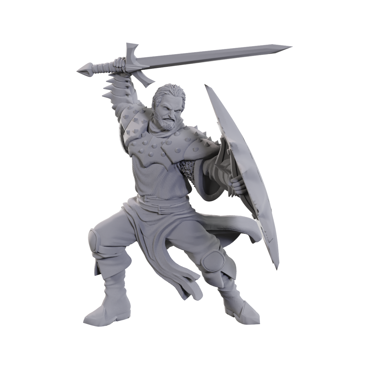 D&D Unpainted Mini - Dragon Army Soldier 90107