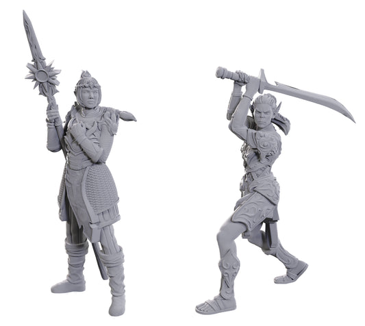 D&D Unpainted Mini - Special Edition Baldur's Gate 3 - Lae'zel & Shadowheart