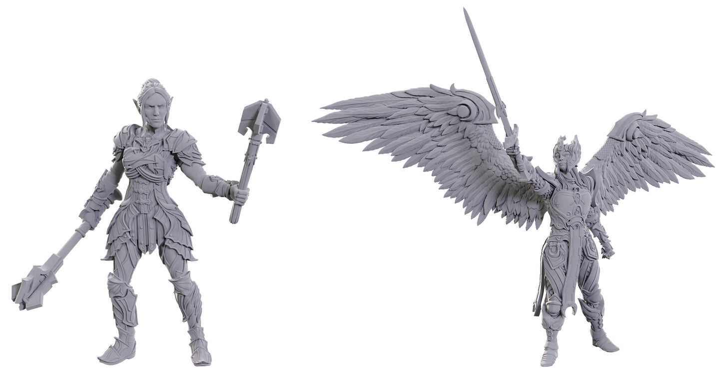 D&D Unpainted Mini - Special Edition Baldur's Gate 3 - Dame Aylin & Minthara