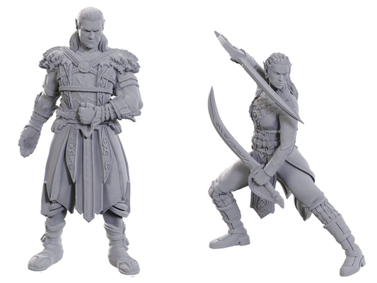 D&D Unpainted Mini - Special Edition Baldur's Gate 3 - Jaheira & Halsin
