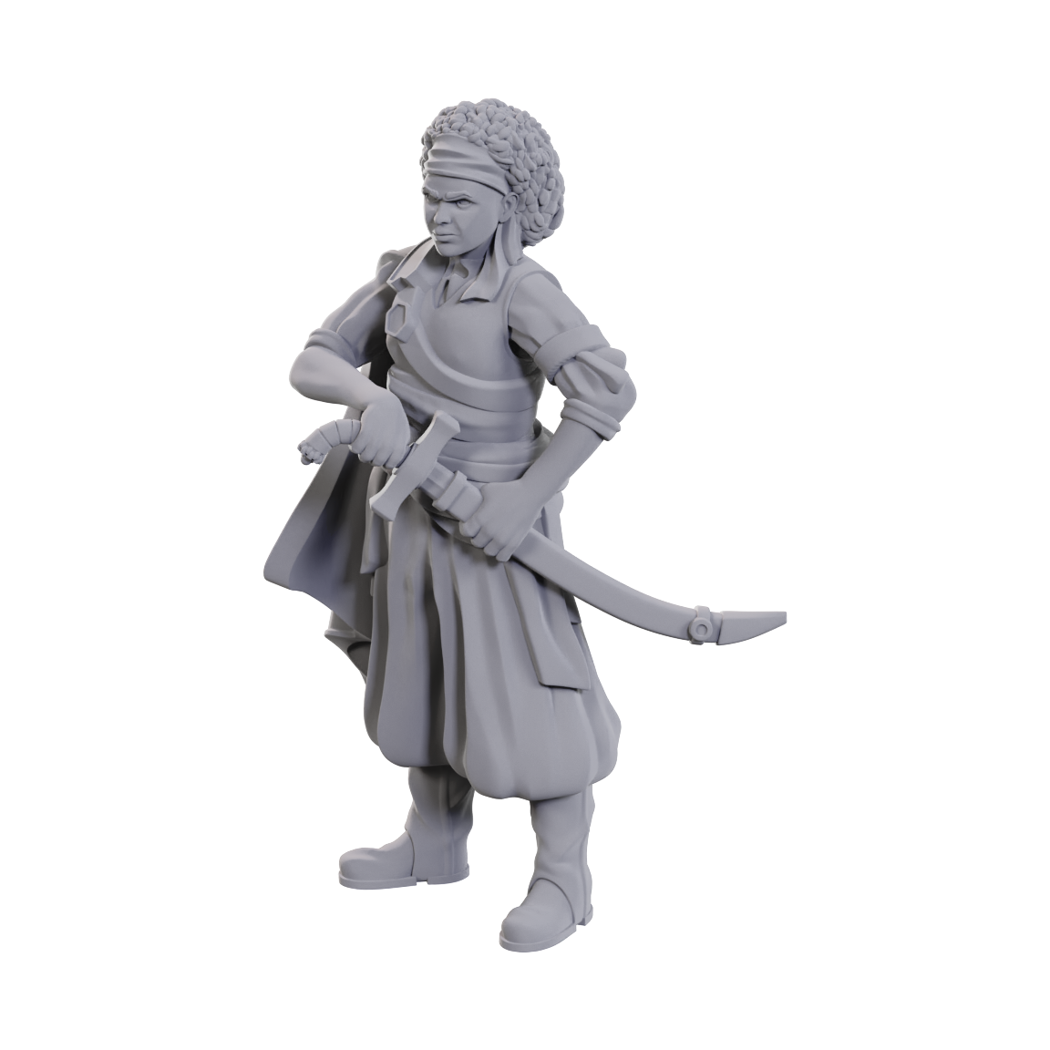 D&D Unpainted Mini - Ansalon Human Rogue 90110