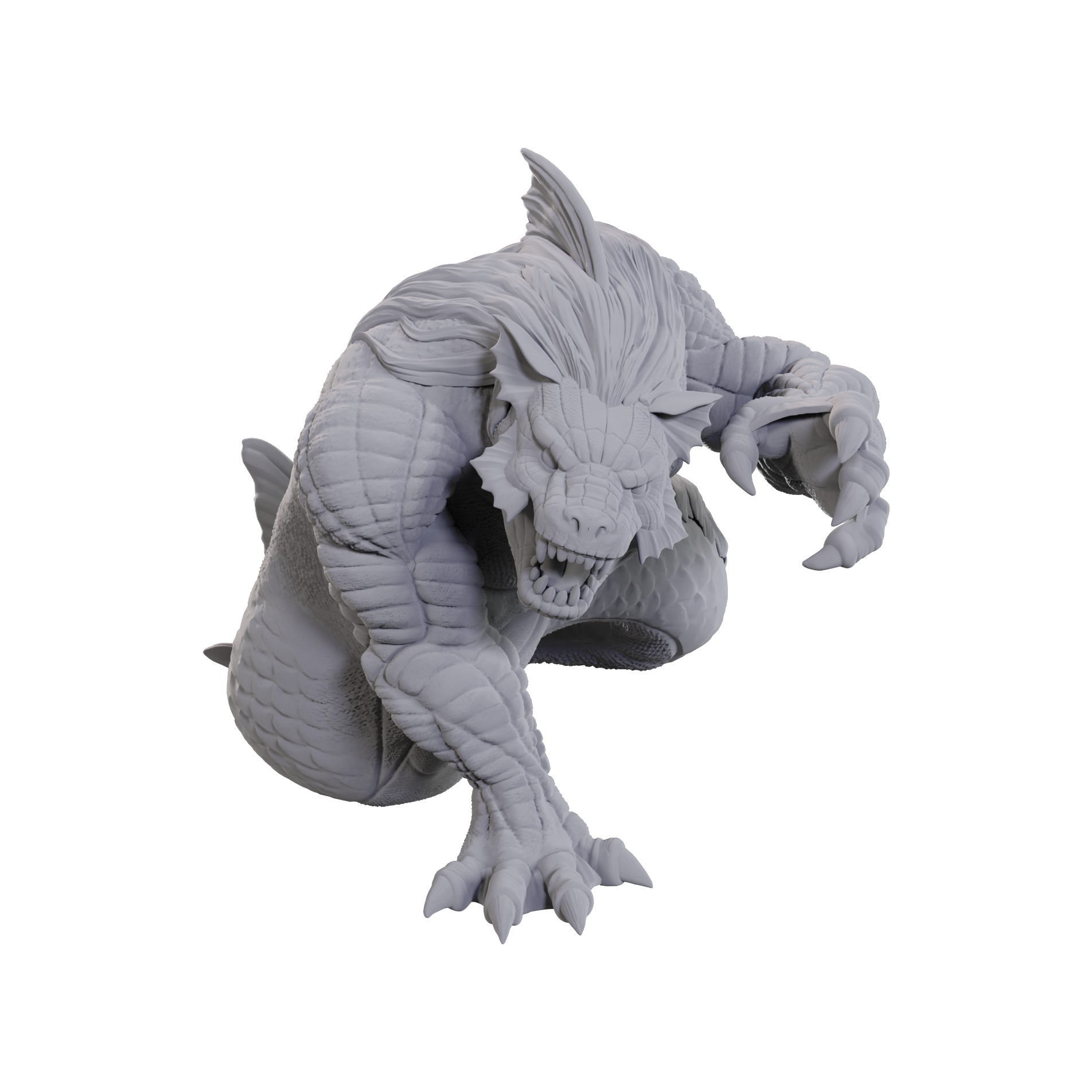 D&D Unpainted Mini - Sea Lion 90115