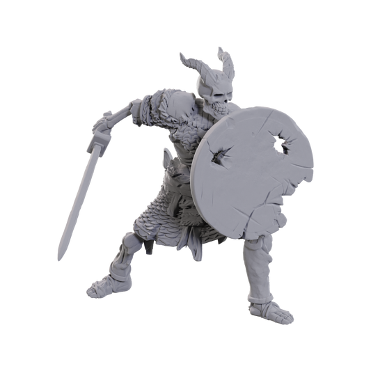 D&D Unpainted Mini - Tiefling Skeleton 90116