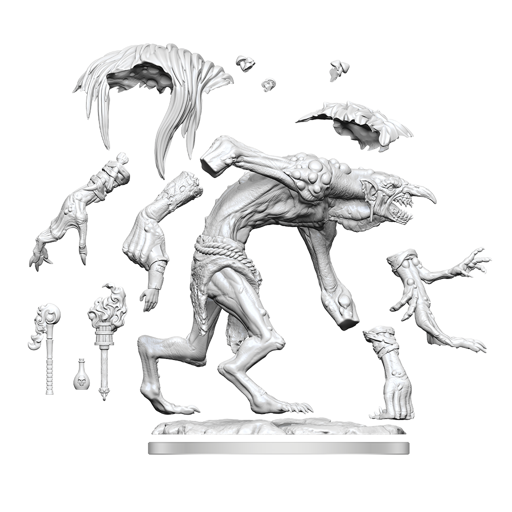 D&D Unpainted Mini - Troll 75043