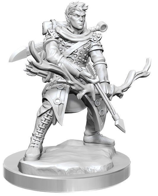 D&D Unpainted Mini - Male Half-Elf Ranger 75077