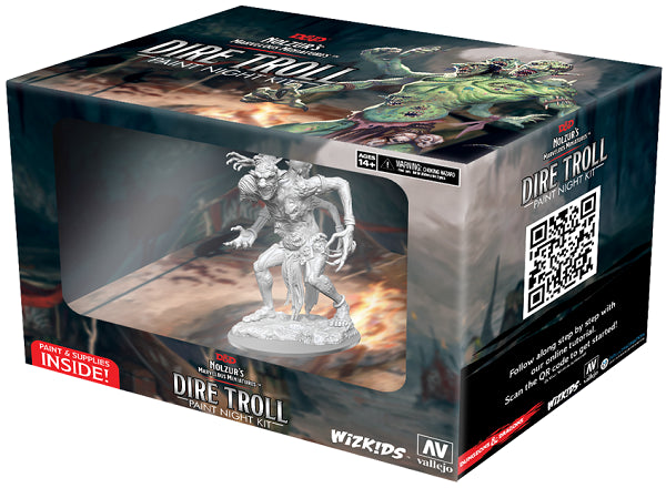 D&D Unpainted Mini Paint Kit - Dire Troll 90291
