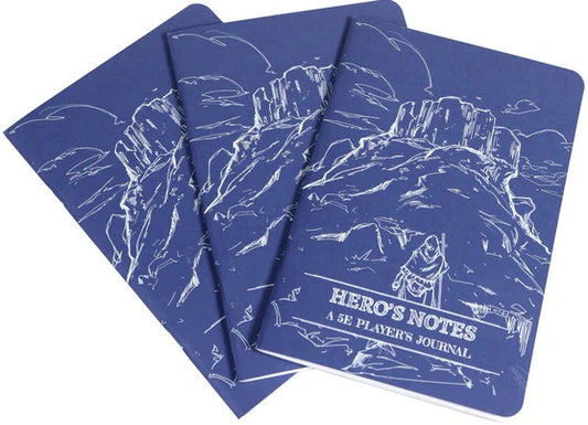 Dungeon Notes Hero's Journals 3 Pk Purple