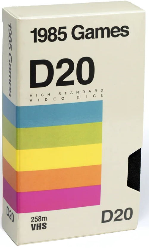 1985 Games VHS Dice Rainbow 7-Die Set