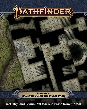 Paizo Pathfinder Flip Mat Haunted Dungeons Multi-Pack