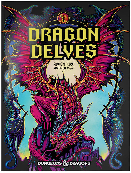 D&D Dragon Delves An Adventure Anthology Alt Cover Hardcover Manual