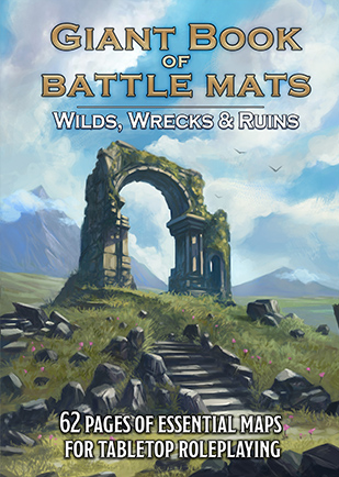 Big Book Of Battle Mats Wilds, Wrecks & Ruins