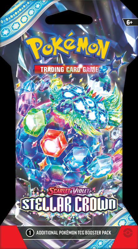 Pokemon Scarlet and Violet Stellar Crown Sleeved Pack