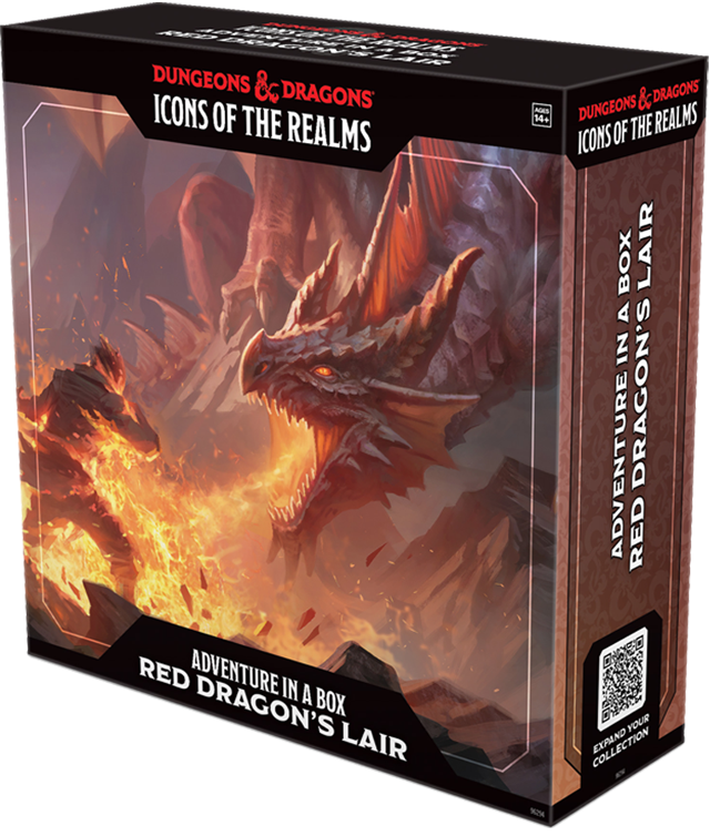 D&D Icons Adventure In A Box Red Dragon's Lair