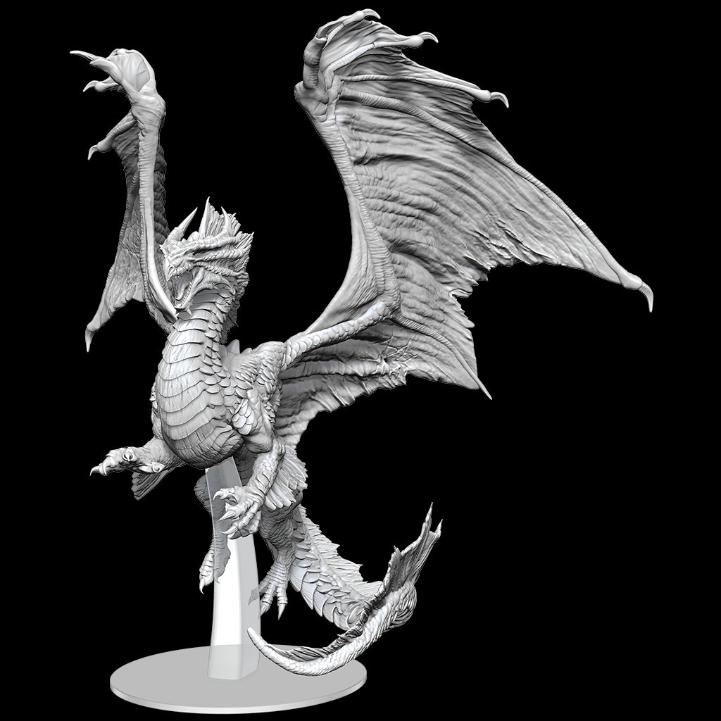 D&D Unpainted Mini - Adult Bronze Dragon 90565