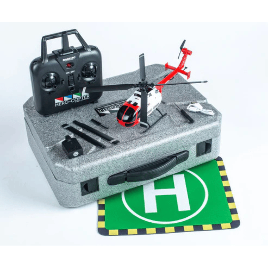 RageRC Rescue Heli, 4-Blade RTF; Coast Guard - RGR6050