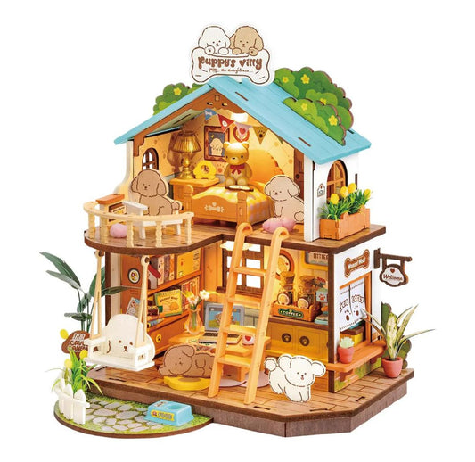 Puppy’s Cozy Villa DIY Miniature House