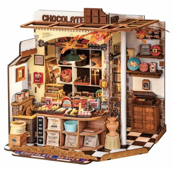 Rolife Henry's Chocolate DIY Miniature House Kit - ROEDG174