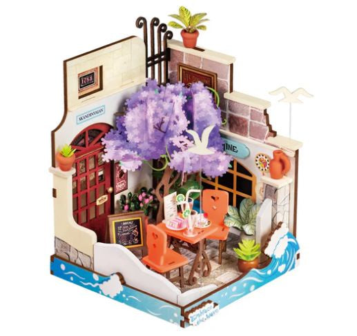 Rolife Sea Holiday Restaurant DIY Miniature House Kit DS039