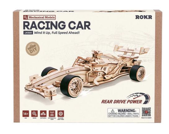 ROKR F1 Racing Car 3D Wooden Puzzle - ROELK505