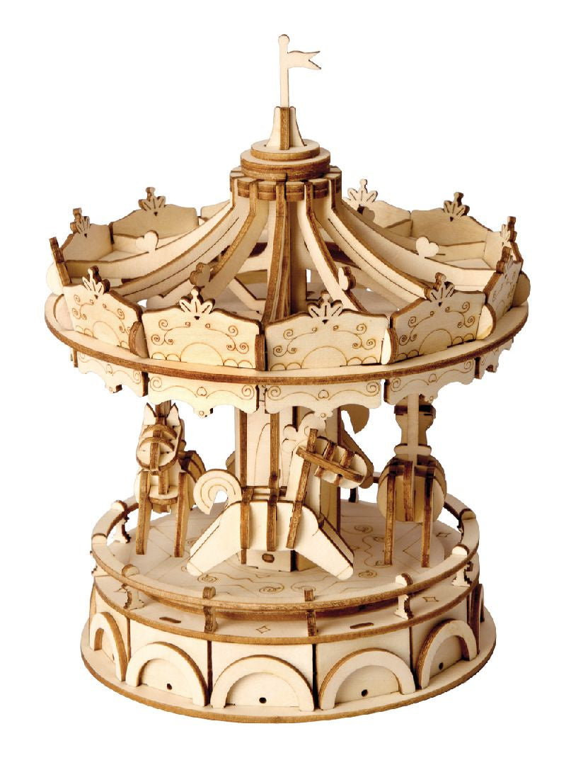 Rolife Merry-Go-Round 3D Wooden Puzzle - ROETG404