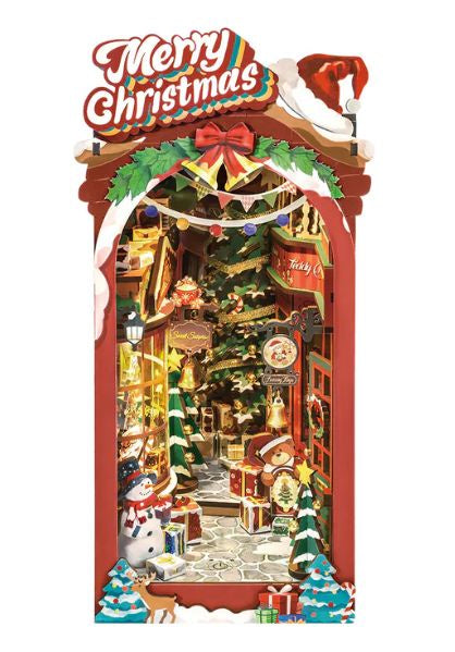 Rolife Christmas Street Book Nook Shelf Insert - ROETGC06