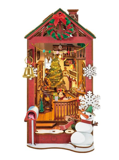 Rolife Christmas Indoor Scene Book Nook Shelf Insert - ROETGC07