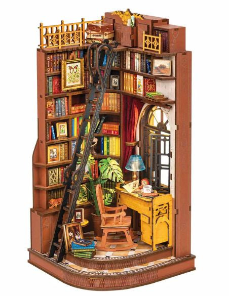 Rolife Book Nook Silent Corner Study 3D Wooden Puzzle - ROETGE02