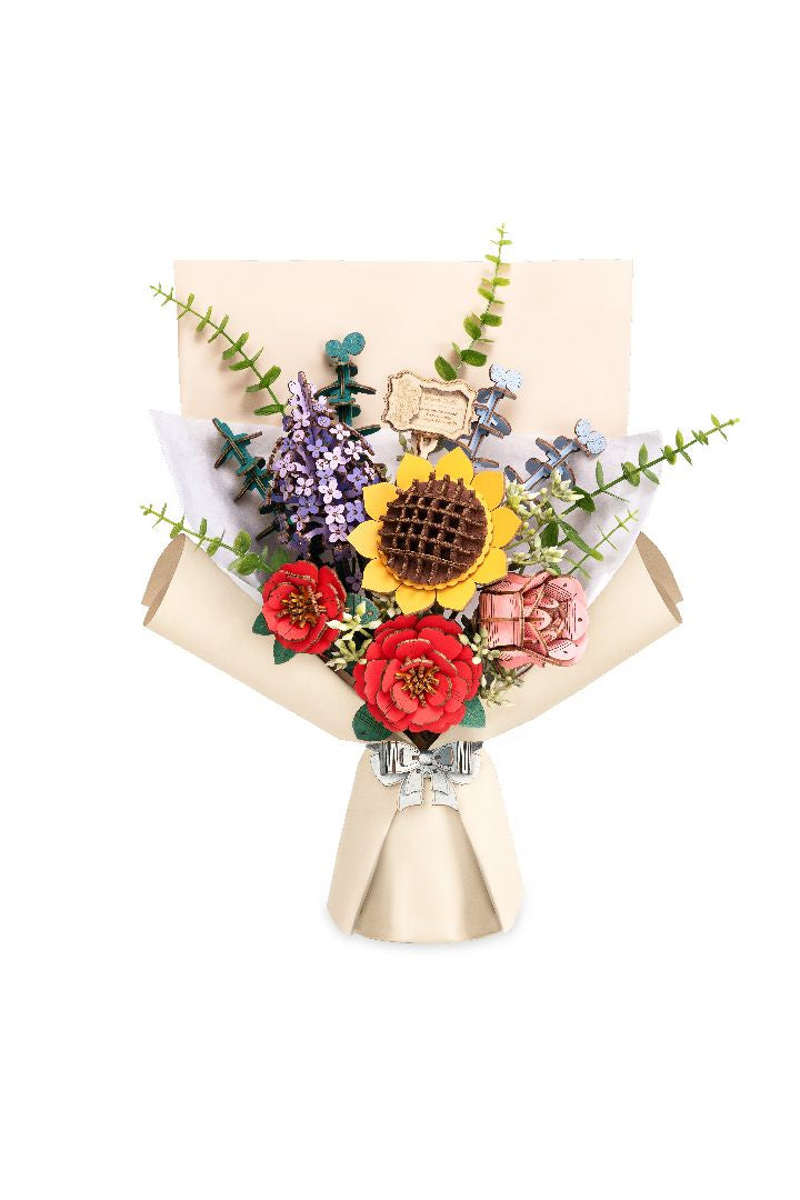 DIY Wooden Flower Bouquet